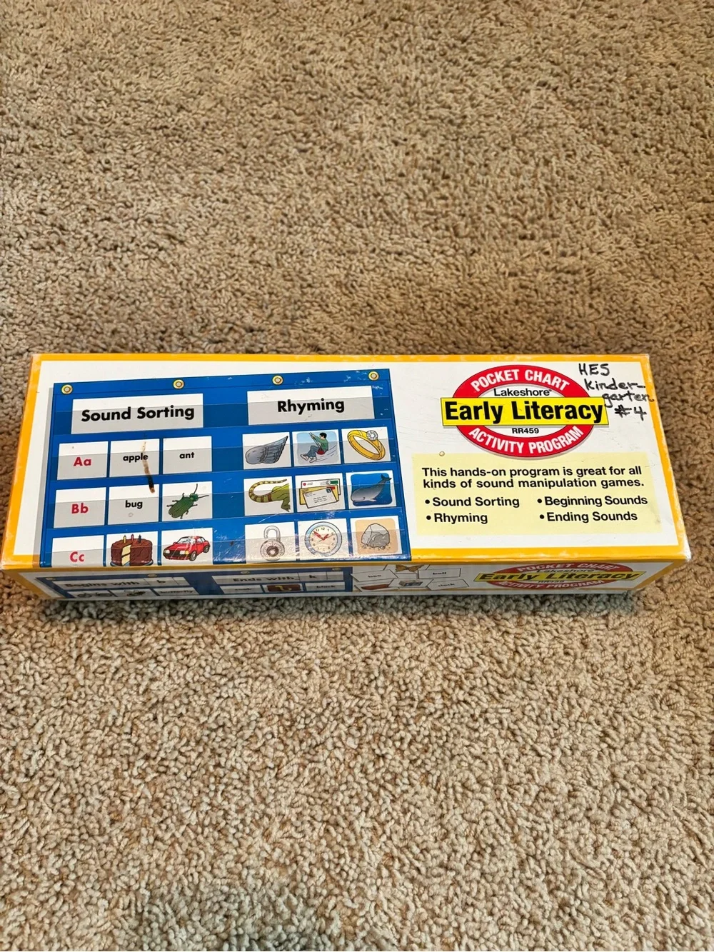 Lakeshore Early Literacy Sound Sorting & Rhyming Activity Set - Yellow